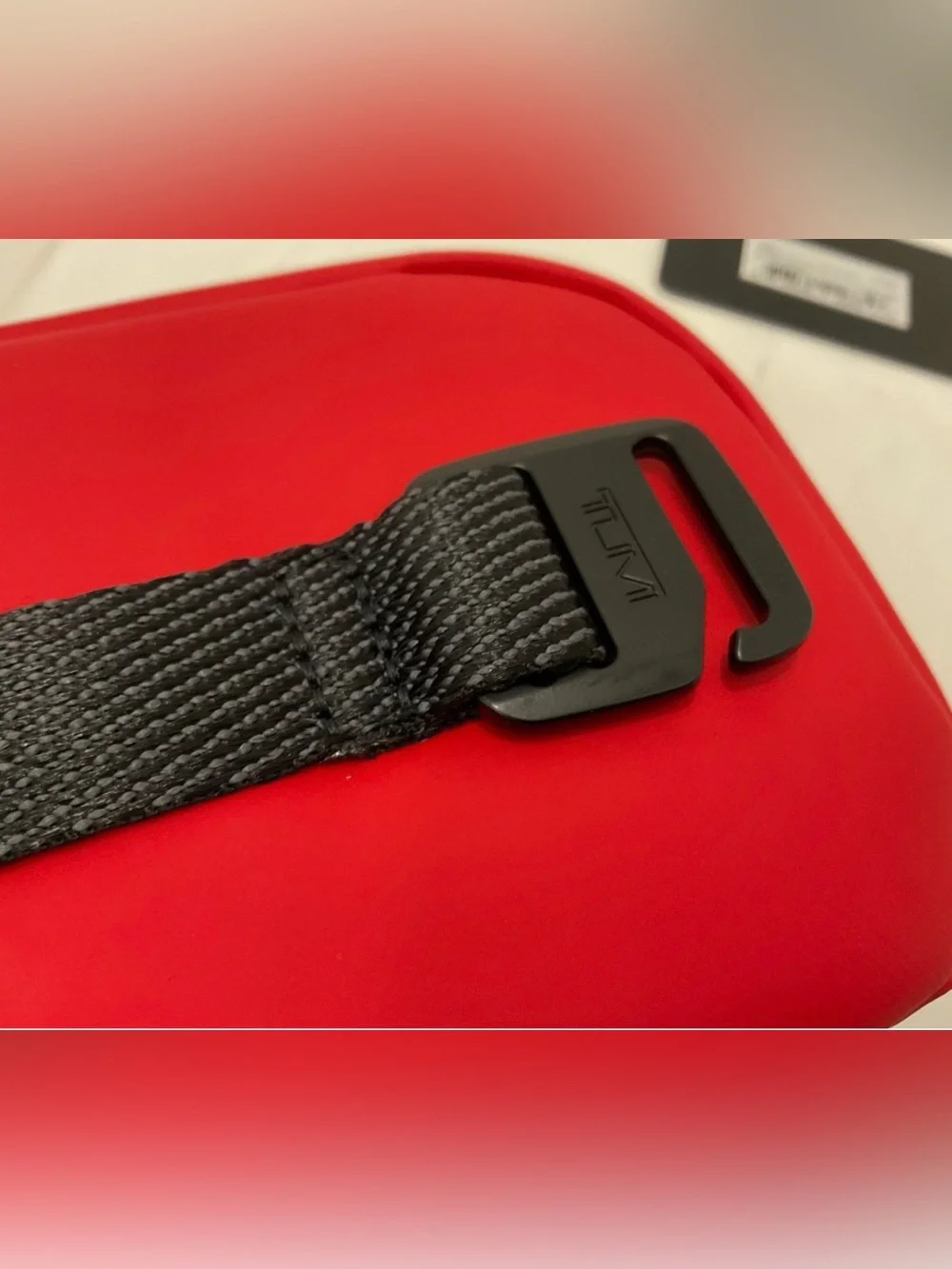 NEW Tumi + 8.0” x 4.5” Ballistic Nylon Zip Around Case - TUMI RED